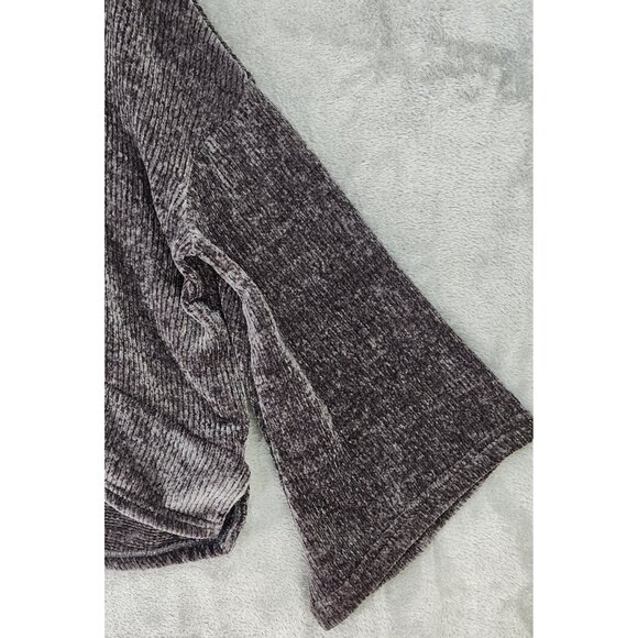 Gilligan & Omalley Hoodie Womens Medium Gray Cozy Sleep Long Sleeve Sweatshirt - Picture 8 of 10